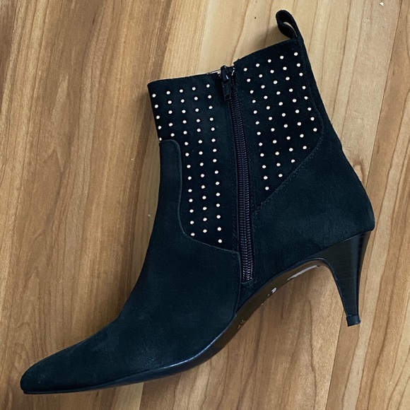 ZARA SUEDE ANKLE KITTEN HEEL BOOTS :D - Picture 10 of 16